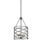 Lws3549g Quoizel Unity Mottled Black With Gold Standard Pendant 611728277867
