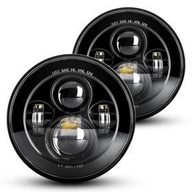 Lx-light 736950408718 1000% Bright 7 Inch Led Headlights Anti-glare Round H6024 Headli