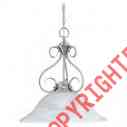 M2550-33 Marble Lighting Ledgestone 1 Thomas Light Shade Glass Pendant