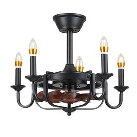 6219 Madshne Ceiling Fan With Lights And Remote 22 Inch Small Chandelier Fans Lig