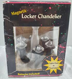 Magna Card 755684612413 Magnetic Locker Chandelier Light Hangs From Led Lights Works Great