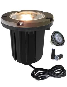 Mlr-g01-02-1-5 Malory Low Voltage Landscape Lights 4.6ftfth Brass Top Cover 12v Outdoor In