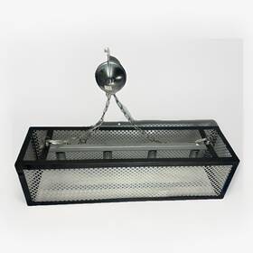 P400125-009di Mario Inc Industries Rectangular Island Lightning Industrial Metal Rustic Decor