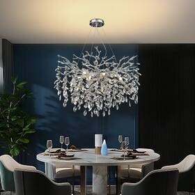Markenlos 619667429484 Luxury Raindrop Pendant Light Flush Mount Led Ceiling Fixture For Hallway