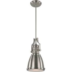 C53801bn Matteo Lighting Open Box Cresswell Series Pendant Brushed Nickel