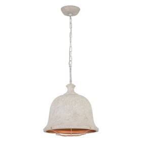 19190-1wh Maxax Havenridge 1-light Antique White Hanging Barn Light Chandelier