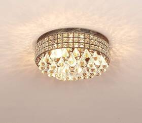 Maxax 883963146802 4 Lights Crystal Chandelier Modern Drum Ceiling Light Fixturemini Cryst
