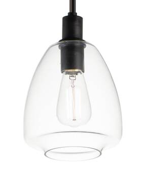 Maxim 11112clbk 11112cl Babylon 7 Inch W Mini Pendant - Black