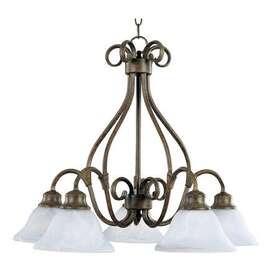 Maxim 2657mrkb Pacific 5-light 26.75 Inch Wide Kentucky Bronze Chandelier
