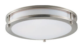 55542wtsn Maxim 55542 Linear 12inch.w Led Ceiling Light Nickel