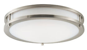 55543wtsn Maxim 55543 Nickel Linear 14inch.w Led Ceiling Light