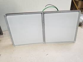 57688clftbz Maxim Lot Of 2 - Illuminaire Ii 8.5 Inch Sq Led Flush Mount 3000k