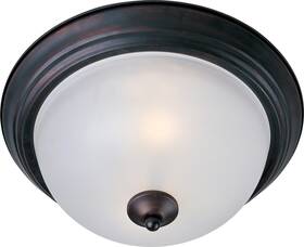 5841ftoi Maxim 5841 Bronze Essentials 13 Inch W 2-light Ceiling Light