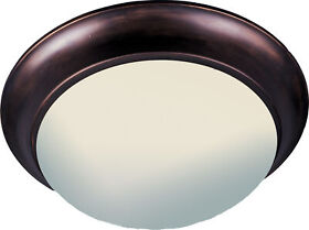 5852ftoi Maxim 5852 Bronze Essentials 16inch.w 3-light Ceiling Light