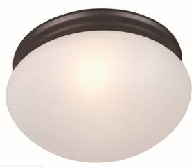 5885ftoi Maxim Two Light Flush Mount In Oil Rubbed Bronze By From The Essentials - 5885
