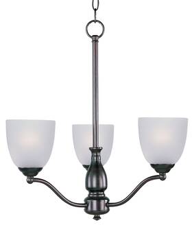 10064ftoi Maxim Lighting Stefan 3 Light Chandelier Oil Rubbed Bronze -