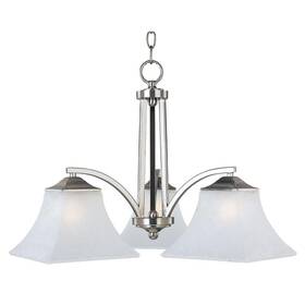 Maxim Lighting 20094ftsn Aurora 3 Light Chandelier-satin Nickel