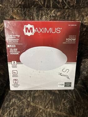 M-11pl-840-r09-wfl-d Maximus Led Ceiling Light Fixture 9 Inch Round Flush Mount #