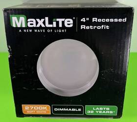 Rr41027w-l7 Maxlite Dimmable Soft White Led 4ftft Recessed Retrofit 2700k M 60w 650 Lumens