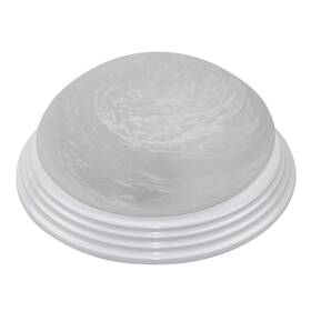 Skf26smcw Maxlite Buffalo Marbled Alabaster Ceiling Mountt Light Fixture