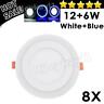 Mc0005010 Unbranded White Blue Dual Color Led Ceiling Recessed 744450414511
