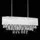 Md2188 Arteolamp Oval Ribbed Glass Shade Crystal Drops Chandelier 32 Pendant Light Lamp