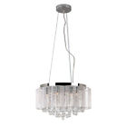Mdn-1139 Trans Globe Lighting Polished Chrome Veiled Crystal Light 736916615693