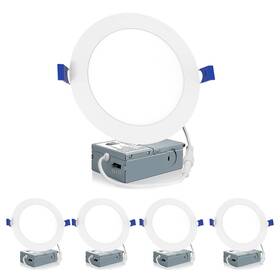 Mgd-lrc-12x-etl-5cct-4p Meconard 4 Pack 6 Inch Led Recessed Ceiling Light 2700k/3000k/3500k/4000k/5000k