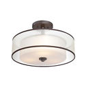 Vte1716wt Medium Lamp Flush Quoizel Semi Collection Mount Votive Lighting
