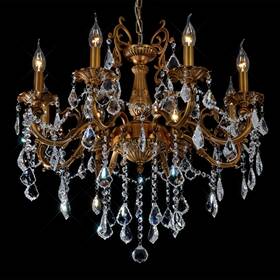 Meerosee 795274582245 Crystal Chandeliers Contemporary Chandelier Island Lighting 8 Lights