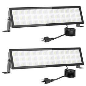 Meblb72 Meloght Shop Lights For Workshop 2pack 100w Led Light 14000lm Super Bright Plug New