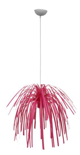 D-txncsy100978pi Merchandise Usa Scratch And Dent Present Time Fireworks Bright Pink Pendant Lamp