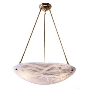 Metropolitan 840254042971 Alabaster 30 Inch Bowl - Pendants Indoor Lighting