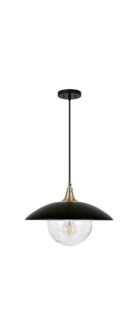 Meyer Cross Pd0076 Alvia Pendant In Black And Gold Open Box