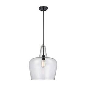 99401-mb Millennium Lighting Puckett Pendant Clear Seeded Glass With Socket