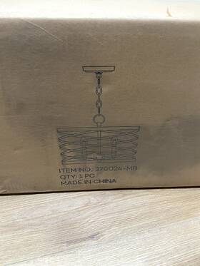 170024-mb Millennium Lighting Annata 4 Light 16 Inch Wide Cage Pendant - Matte Black