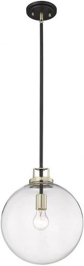 9202 Millennium Lighting 842639038654 Mellrosa 12 Inch W Pendant Matte Black / Modern Gold