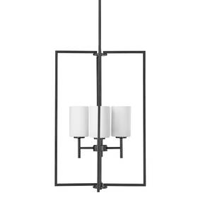 96004-mb Millennium Lighting 96004 Luxx 4 Light 18 Inch W Pendant - Black