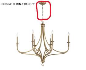 1097-740 Minka Lavery Covent Park 6-light Brushed Honey Gold Chandelier Read