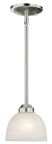 1421-84 Minka-lavery Paradox 1 Light Indoor Mini Pendant - Brushed Nickel