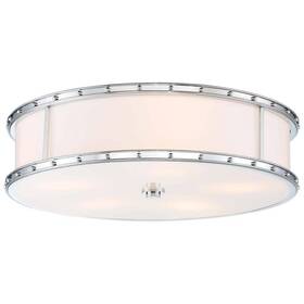 1827-77-l Minka Lavery 200-watt Equivalence 20.25 Inch Chrome Integrated Led Flush Mount