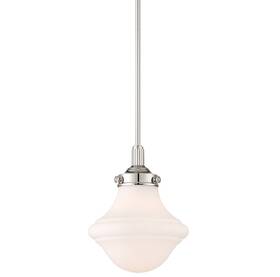 27029 Minka Lavery 1 Light Mini Pendant - Nickel