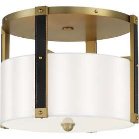 2784-695 Minka-lavery Chelsea Semi-flush Mount Soft Brass