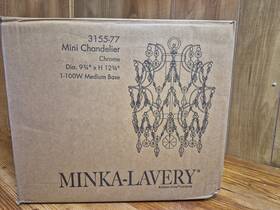 3155-77 Minka Lavery Isabellas Crown 1 Light Mini Pendant Chrome -
