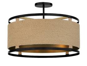 3869-726 Minka Lavery Windward Passage - 4 Light Semi-flush Mount-soft