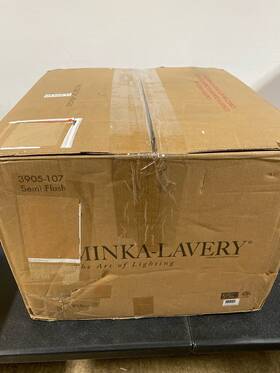 3905-107 Minka Lavery Eden Valley 5-light 22 Inch Pendant Clear Glass Smoked Iron/