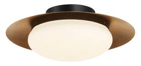 5625-869-l Minka Lavery 5625-l Zinola 15 Inch W Led Semi-flush Mount Ceiling - Halcyon Gold /
