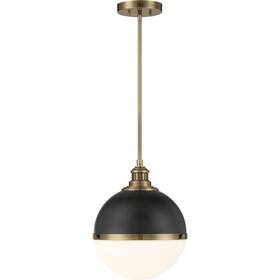 6605-885 Minka-lavery Vorey Pendant Coal And Oxidized Aged Brass