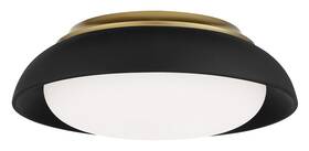719-661-l Minka Lavery 719-l Vantage 15 Inch W Led Flush Mount Ceiling Fixture - Coal / Honey