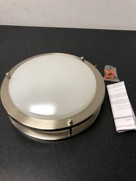 Ml14275-bn Miseno 10 Inch Wide Flush Mount Drum Ceiling Fixture - Brushed Nickel